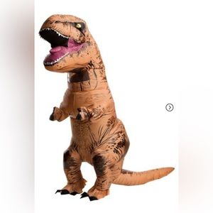 Inflatable dinosaur costume